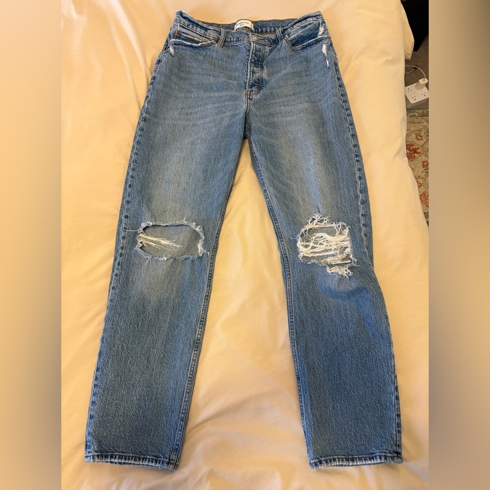 A&F High Rise Dad Jean 31L - Picture 2 of 6